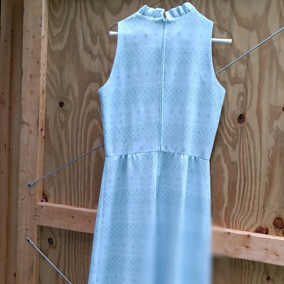 1960 Kay Windsor Mint Green Maxi Dress. - Picture 6 of 9